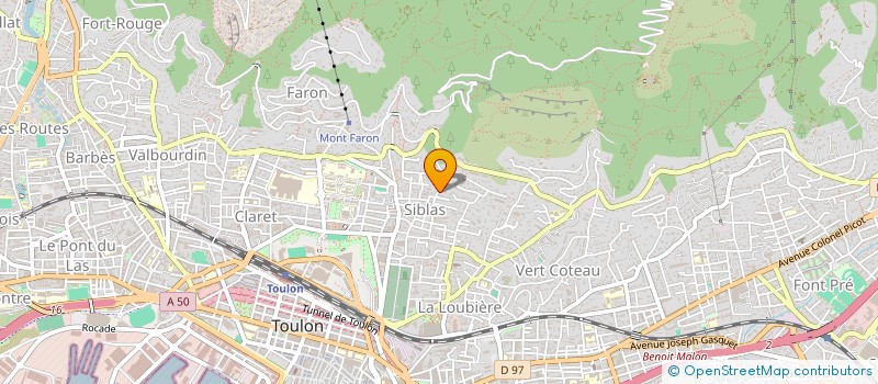 localisation de l'entreprise LEMANA  TOULON