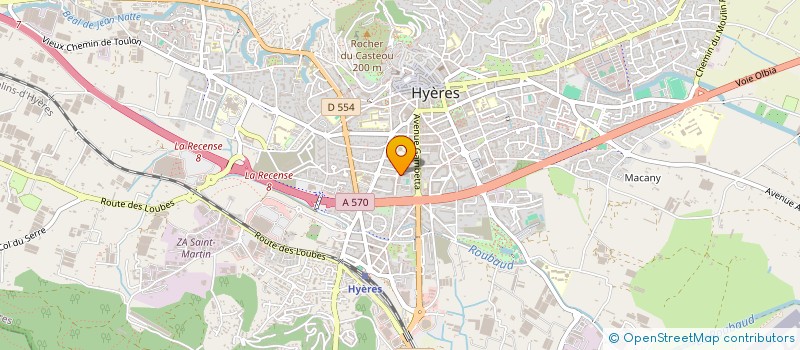 localisation de l'entreprise LEMANAL à HYERES