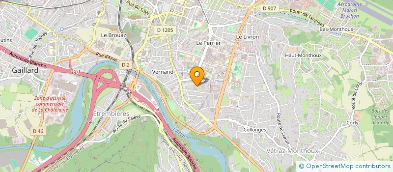 localisation de l'entreprise LEMANINVEST à ANNEMASSE