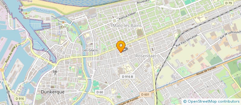 localisation de l'entreprise LEMANISSIER CGSV à DUNKERQUE