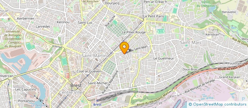 localisation de l'entreprise LEMANOIR  BREST