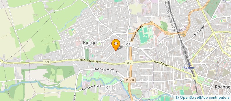 localisation de l'entreprise LEMANSPHIL IMMO à RIORGES