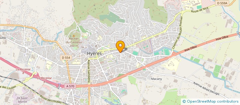 localisation de l'entreprise LEMAPA à HYERES