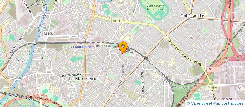 localisation de l'entreprise LEMAR à MARCQ-EN-BARŒUL