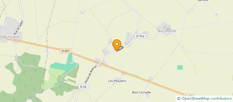 localisation de l'entreprise LEMAR  BUSSIERES