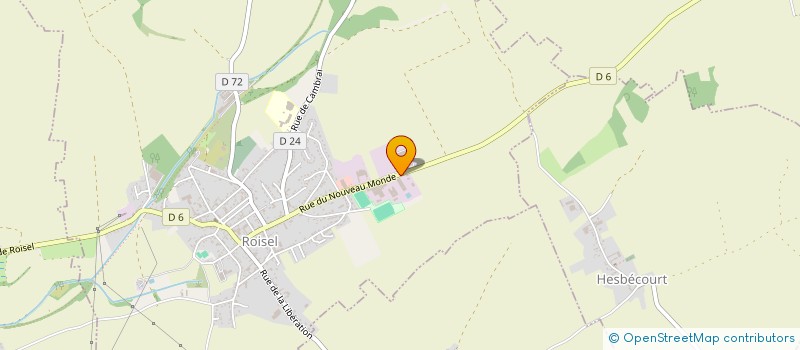 localisation de l'entreprise LEMARCHAND à ROISEL