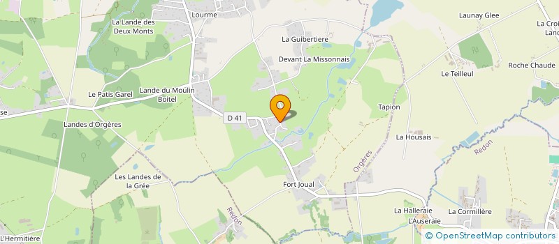 localisation de l'entreprise LEMARCHAND IMMOBILIER à ORGERES