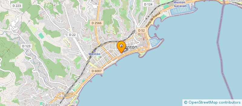 localisation de l'entreprise LEMARCHAND-RAESS  MENTON