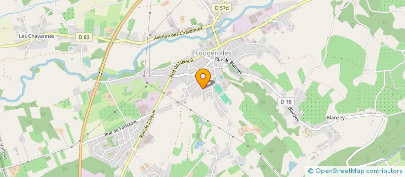 localisation de l'entreprise LEMARE  FOUGEROLLES-SAINT-VALBERT