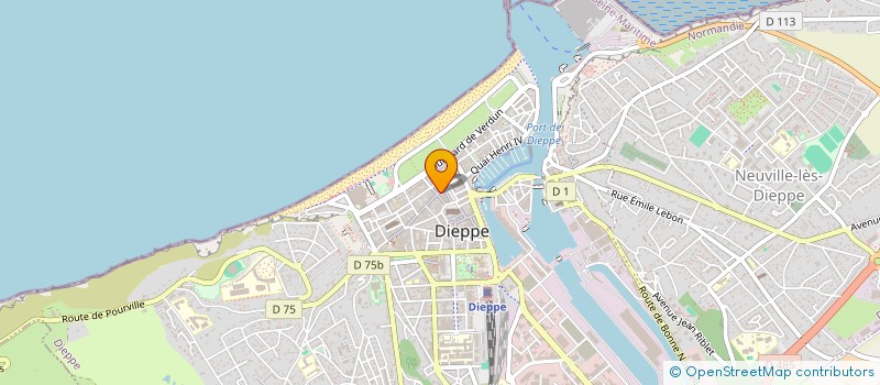 localisation de l'entreprise LEMARECHAL  DIEPPE