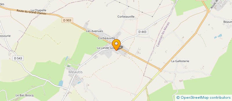 localisation de l'entreprise LEMARIE  MEAUTIS