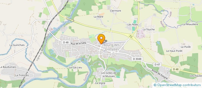 localisation de l'entreprise LEMARIE CAMPS  BOURG-DES-COMPTES