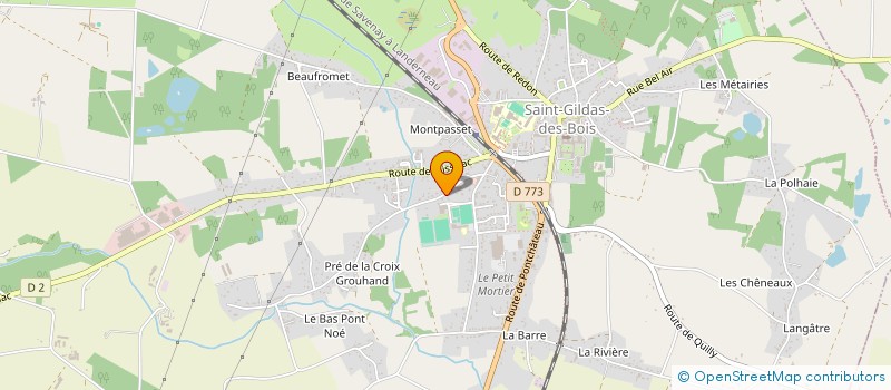 localisation de l'entreprise LEMARIE IMMO  SAINT-GILDAS-DES-BOIS