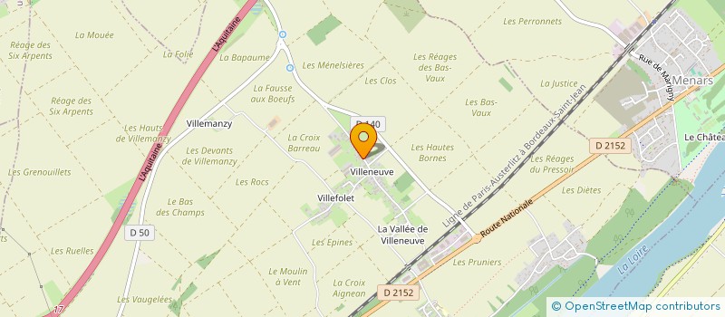 localisation de l'entreprise LEMARLEFRANC  SAINT-DENIS-SUR-LOIRE