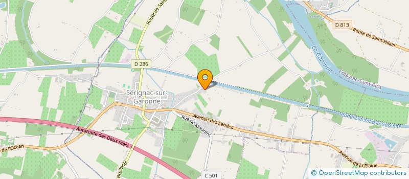 localisation de l'entreprise LEMARLO à SERIGNAC-SUR-GARONNE