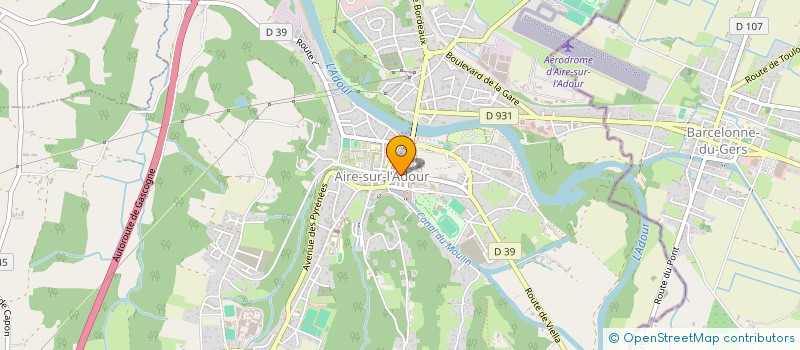 localisation de l'entreprise LEMARQUIS PHILIPPE LEMARQUIS FRANCOISE à AIRE-SUR-L'ADOUR