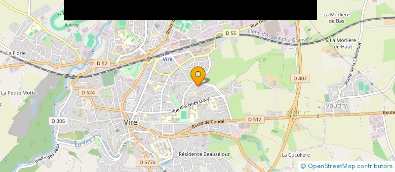 localisation de l'entreprise LEMARRE CARRELAGE  VIRE NORMANDIE