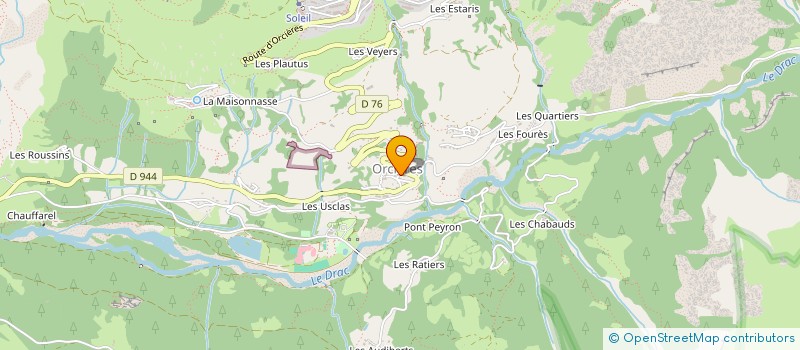 localisation de l'entreprise LEMARTO à ORCIERES