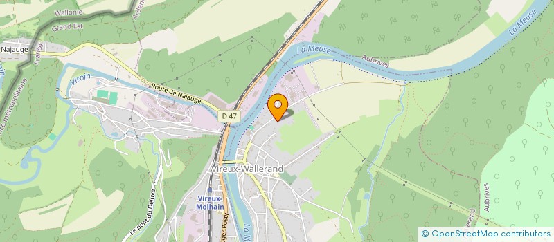 localisation de l'entreprise LEMASSON  VIREUX-WALLERAND