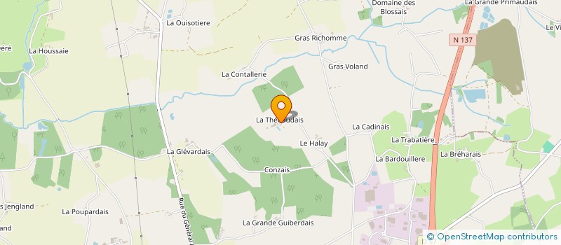 localisation de l'entreprise LEMAU  GRAND-FOUGERAY