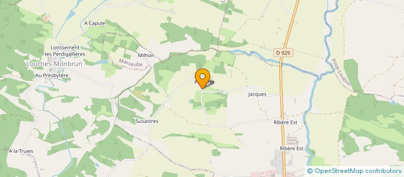 localisation de l'entreprise LEMAURE DUCHAUSSOY  MASSEUBE