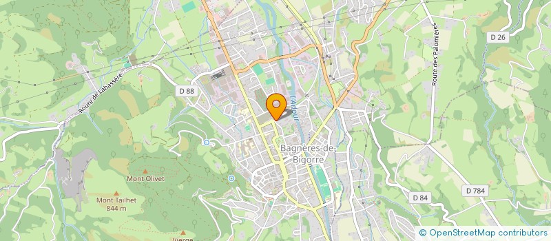 localisation de l'entreprise LEMAX  BAGNERES-DE-BIGORRE