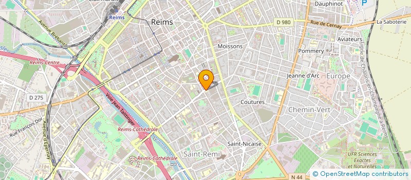 localisation de l'entreprise LEMAX INVEST  REIMS