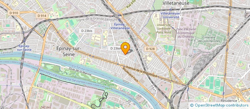 localisation de l'entreprise LEMAY MG  EPINAY-SUR-SEINE