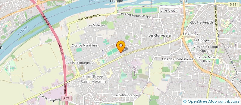 localisation de l'entreprise LEMAZ à SAINT-PRYVE-SAINT-MESMIN