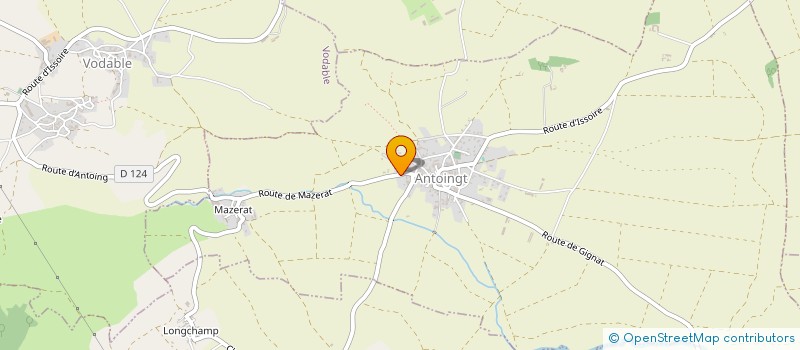 localisation de l'entreprise LEMBRON STORES à ANTOINGT