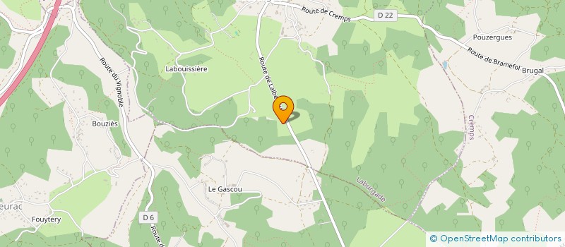 localisation de l'entreprise LEMBU  LABURGADE