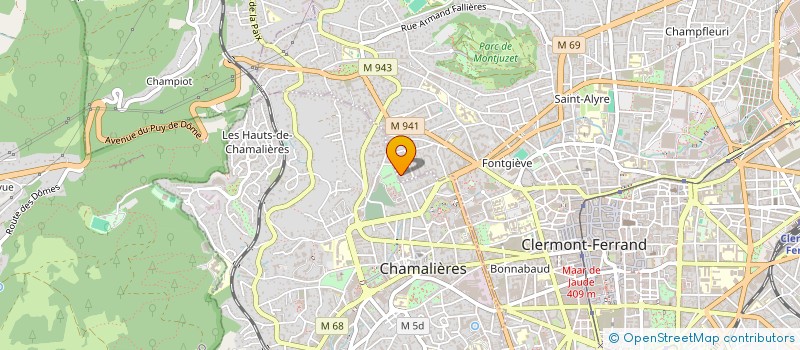 localisation de l'entreprise LEMCG  CHAMALIERES