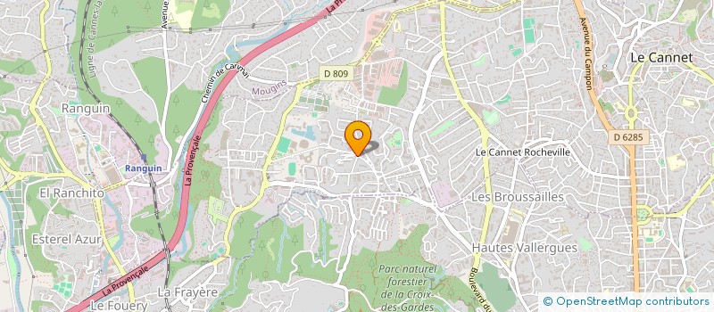 localisation de l'entreprise LEMCOR à LE CANNET