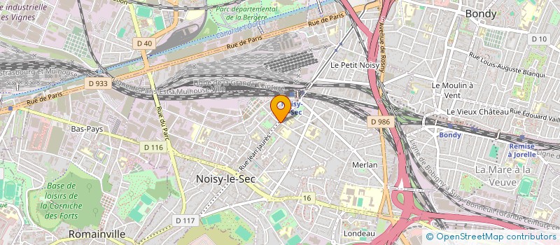 localisation de l'entreprise LEMDELEL LOGISTICS à NOISY-LE-SEC