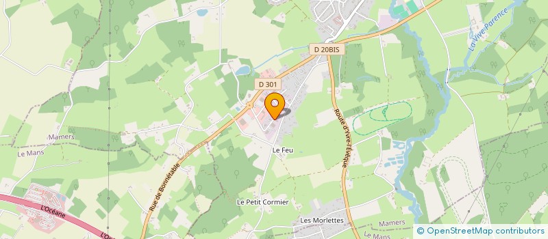 localisation de l'entreprise LEMEE-HAMEAU à SAVIGNE-L'EVEQUE