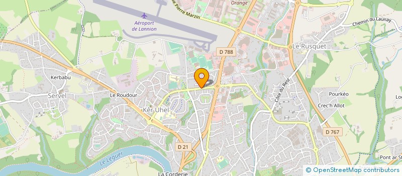 localisation de l'entreprise LEMEE KERHUEL à LANNION