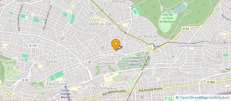 localisation de l'entreprise LEMER à LE HAVRE