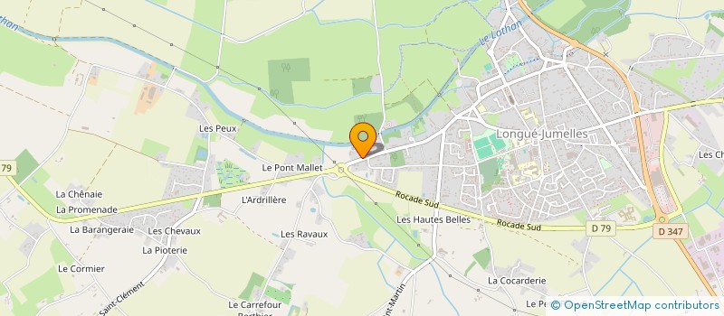 localisation de l'entreprise LEMER HABITAT  LONGUE-JUMELLES