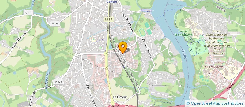localisation de l'entreprise LEMER SERVICES à LA CHAPELLE-SUR-ERDRE