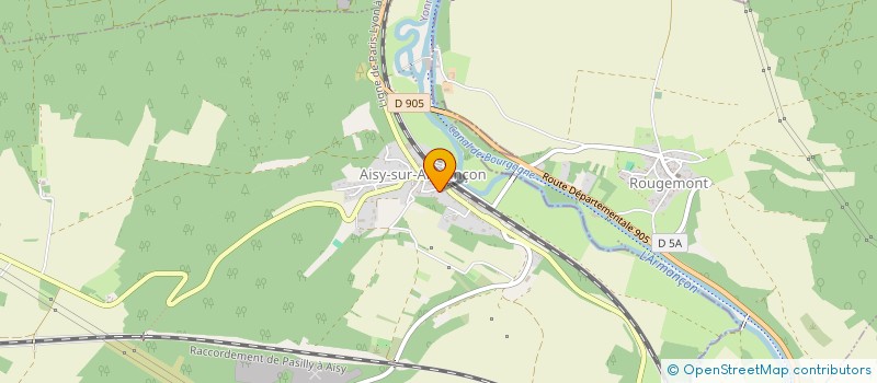 localisation de l'entreprise LEMERCIER ANTHONY  AISY-SUR-ARMANCON