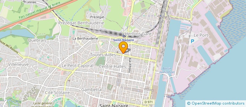 localisation de l'entreprise LEMERCIER HACHAMI  SAINT-NAZAIRE