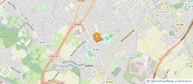 localisation de l'entreprise LEMERODAMA  HEM