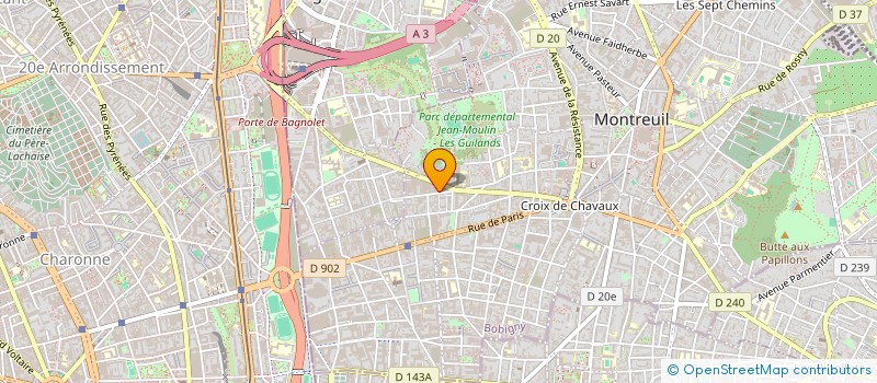 localisation de l'entreprise LEMERY GERARDI COMPAGNIE à MONTREUIL