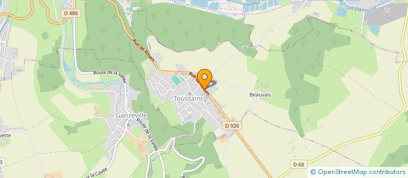 localisation de l'entreprise LEMESLE  TOUSSAINT