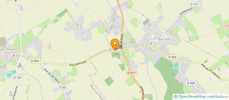 localisation de l'entreprise LEMESRE-RACHECOURT à BERSEE