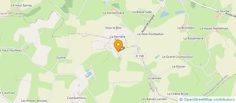 localisation de l'entreprise LEMETAYER LA REZEVINIERE  JUVIGNE