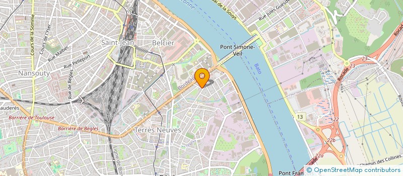 localisation de l'entreprise LEMETAYER-LUSSEAU à BEGLES