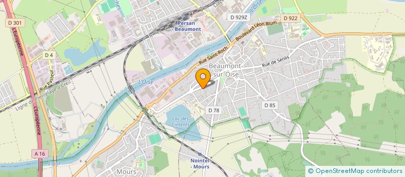 localisation de l'entreprise LEMETYSS  BEAUMONT-SUR-OISE