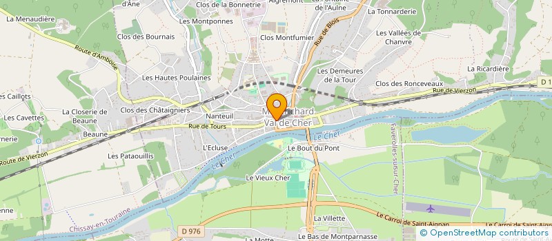 localisation de l'entreprise LEMEY  MONTRICHARD-VAL-DE-CHER