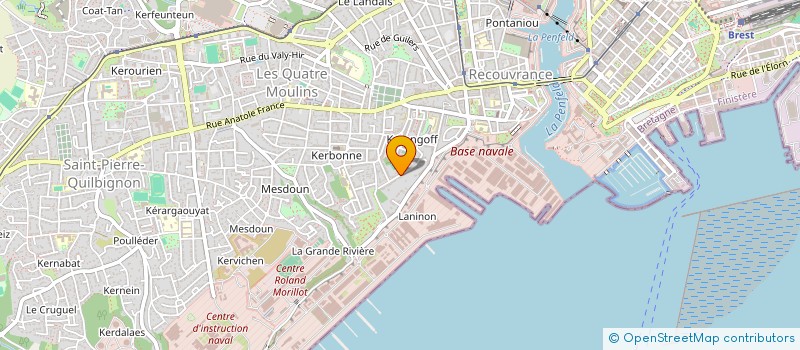 localisation de l'entreprise LEMG CONSEIL à BREST
